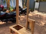 Fashionable,Wooden cupboards with mirrors