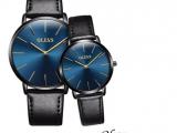 NEW STOCK LATHER STRAP COUPLE WATCHES  COLORS
