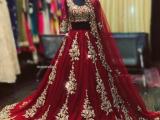 LENGHA GEORGETTE WITH EMBROIDERY