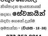 JOB VACANCIES From  Kurunegala