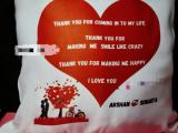 Customised White Pillow