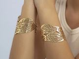 Gold Color Big Bangle for Women