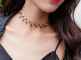 Pearl clavicle chain neckband