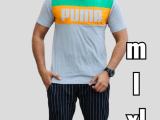 PUMA SHORTS SLEEVE T-SHIRTS 180 GSM