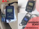 LCD display green back light digital luggage scale with temperature function