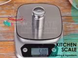 digital kitchen weighing table top scales