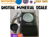 steady 0.1g readable digital mineral weighing scale