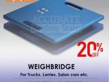 Electronic Weighbridge for weighing vans and containers