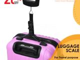 hot selling luggage weighing scale with LCD display for sale