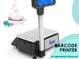 barcode printing scale with printing speed >50mm/s with 1year warranty in shop Kampala