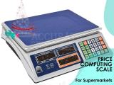 price computing scale with money change function at supplier shop Kampala