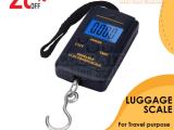 LCD display green back light digital luggage scale with temperature function